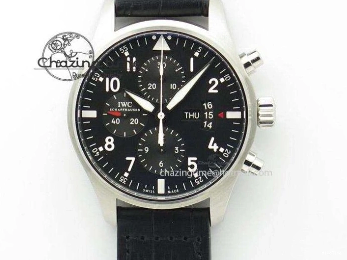 MIROTIME 1227 Big Pilot Real PR IW502701 RG YLF 1:1 Best Edition Blue Dial On Calfskin Strap A Classic 7225